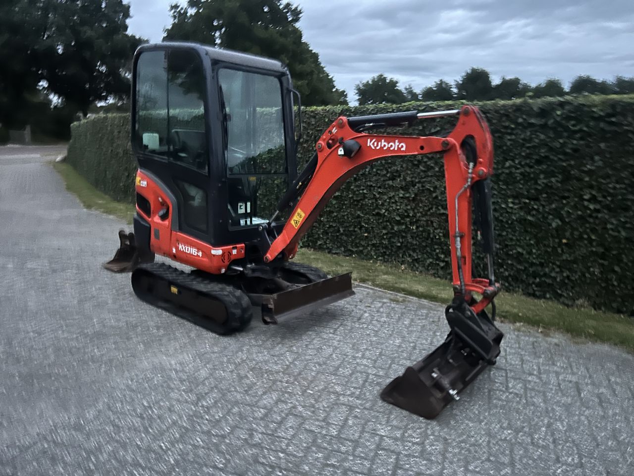 Nette Kubota kx 016-4 minigraver