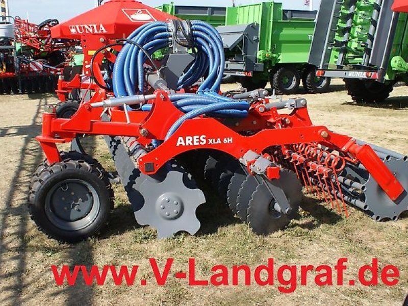 Unia Ares XLA H6 Güllescheibenegge 6m Vogelsang EasyCut 24 Verteiler