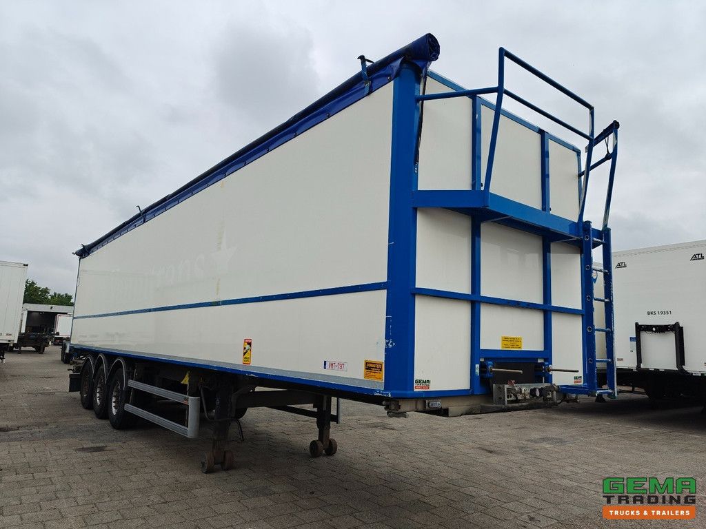 System Tailer GSCOS 27 3-axle SAF - Disc brakes - Belt unloader 60m³ - Galvanized - 06/2026 MOT