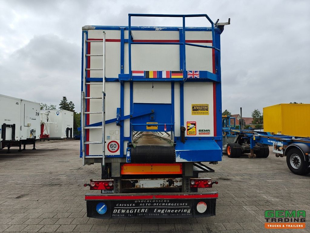 System Tailer GSCOS 27 3-axle SAF - Disc brakes - Belt unloader 60m³ - Galvanized - 06/2026 MOT