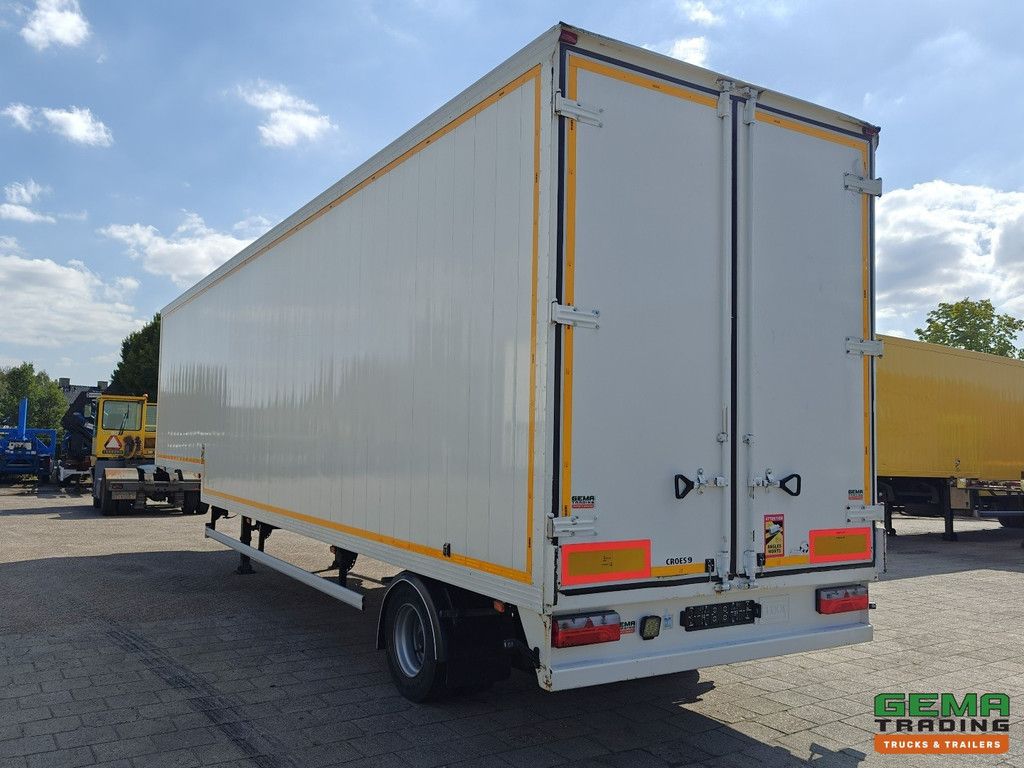 Floor FLSDO-12-10H1 1-Achser BPW gelenkt – City 11,5 M – Semi – Aluminiumkarosserie – Hartholzboden – Neu lackiert