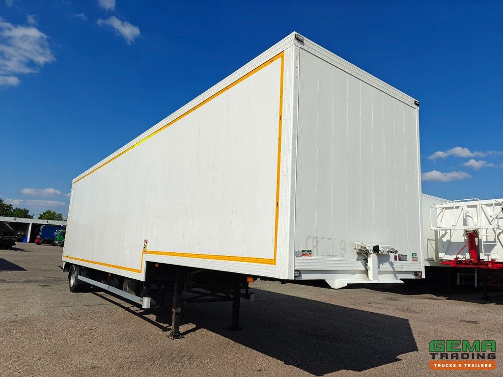 Floor FLSDO-12-10H1 1-Achser BPW gelenkt – City 11,5 M – Semi – Aluminiumkarosserie – Hartholzboden – Neu lackiert