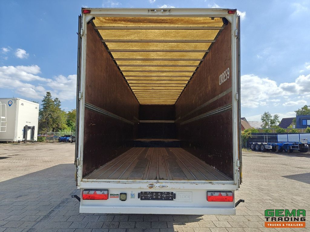 Floor FLSDO-12-10H1 1-Achser BPW gelenkt – City 11,5 M – Semi – Aluminiumkarosserie – Hartholzboden – Neu lackiert