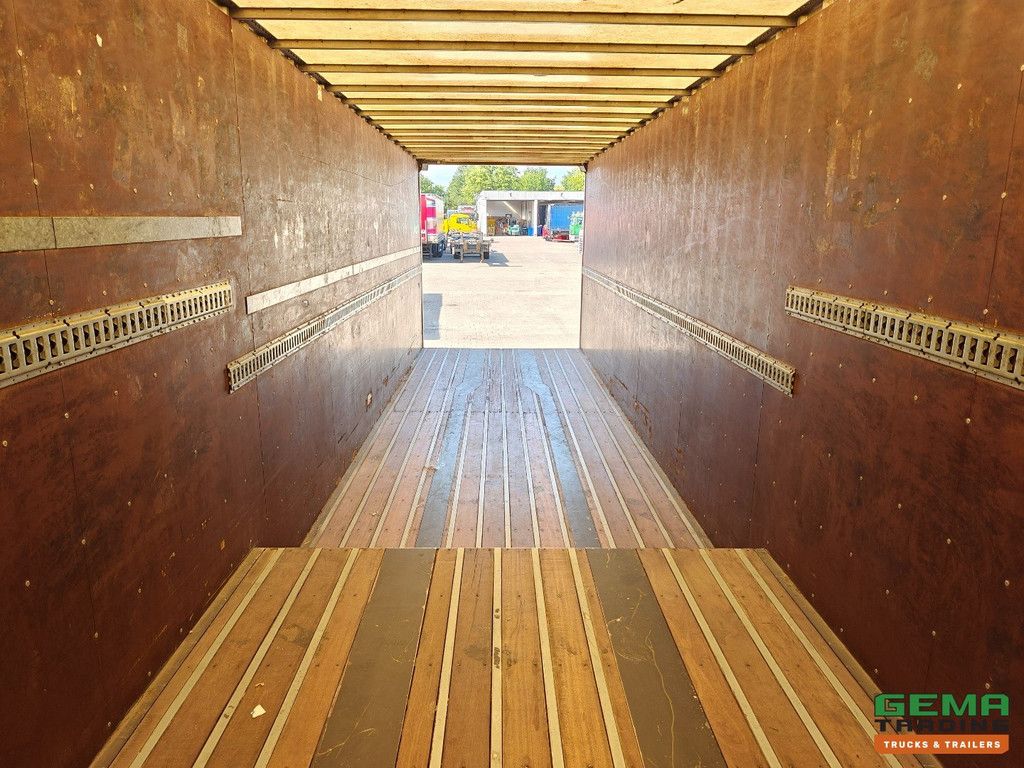 Floor FLSDO-12-10H1 1-Achser BPW gelenkt – City 11,5 M – Semi – Aluminiumkarosserie – Hartholzboden – Neu lackiert