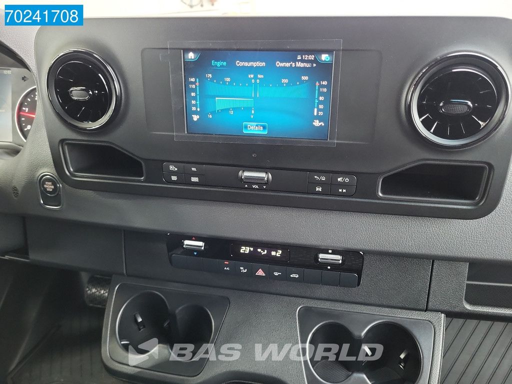 Mercedes Sprinter 319 CDI Automaat 4x4 L3H2 Blauw Metallic LED Navi Camera 4WD Allrad Airco Cruise L3 Maxi 14m3 Airco Cruise control