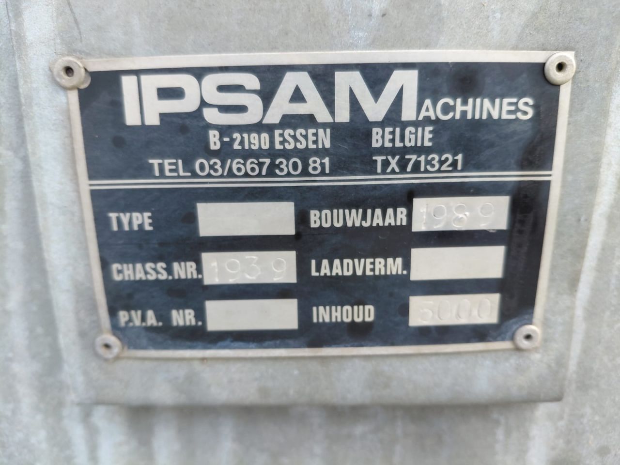 Ipsam mesttank in nette staat