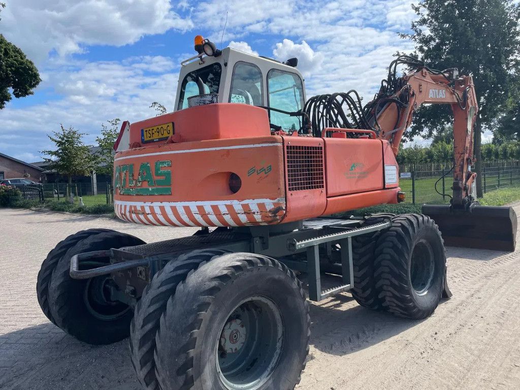 Atlas 1104 Graafmachine Mobiele Kraan