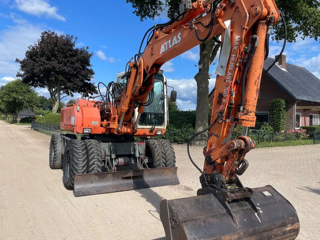 Atlas 1104 Graafmachine Mobiele Kraan