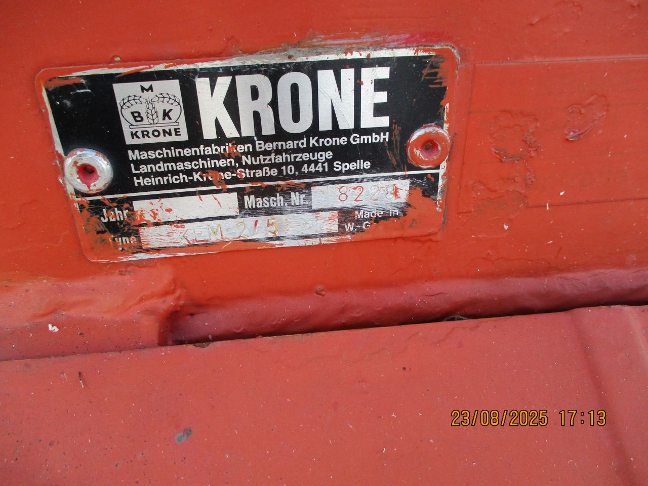 Krone rotoreg 250