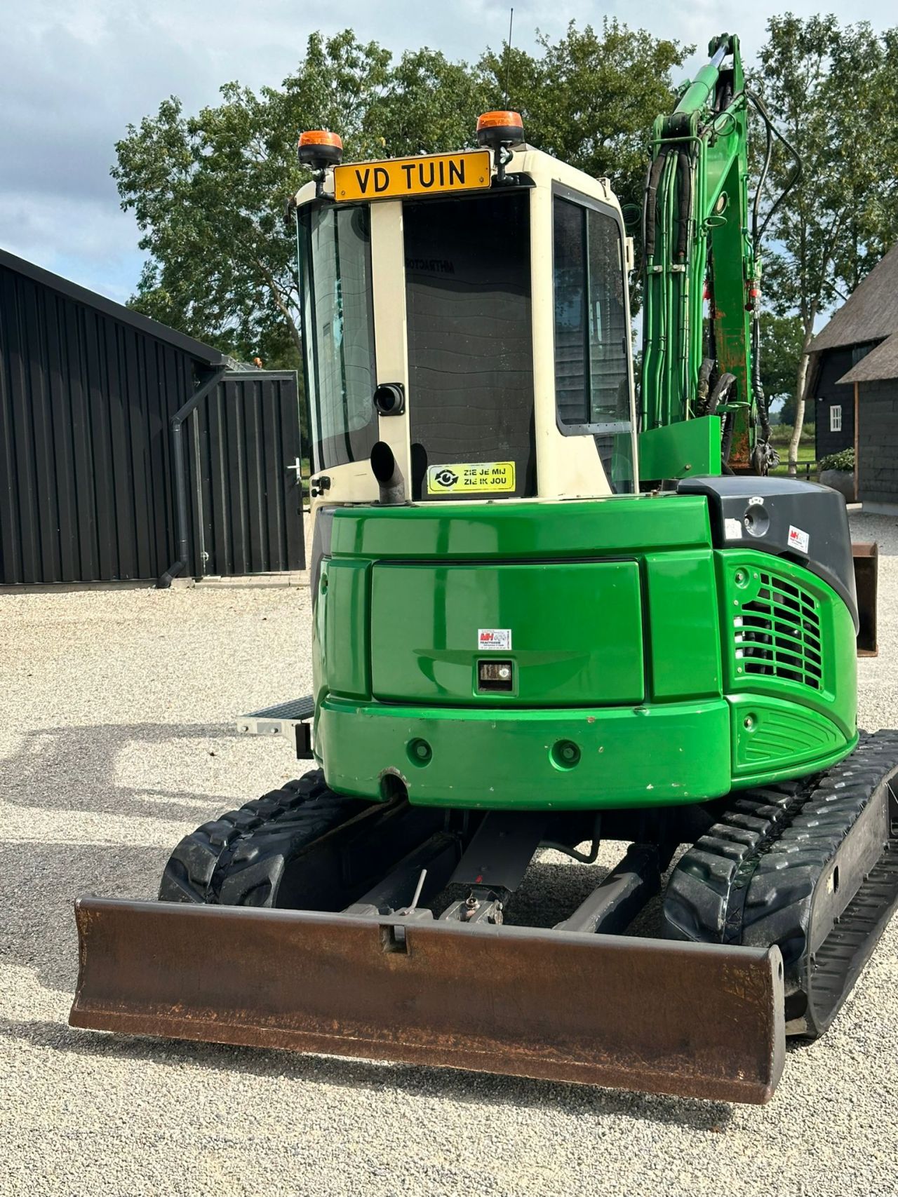 TE KOOP: zeer nette HITACHI ZX52-U rupskraan