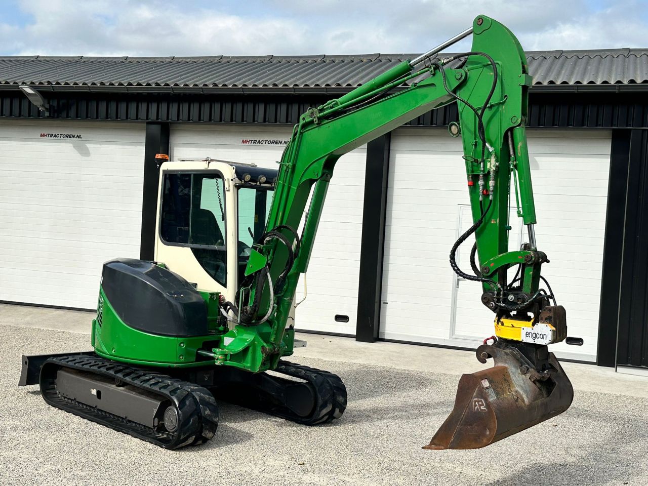 TE KOOP: zeer nette HITACHI ZX52-U rupskraan