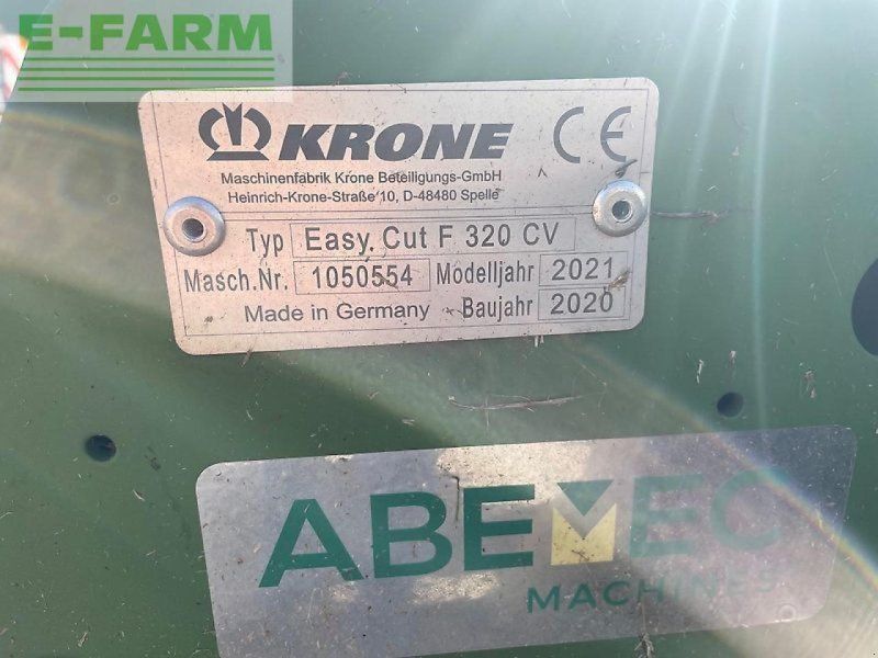 Krone ec f320 cv