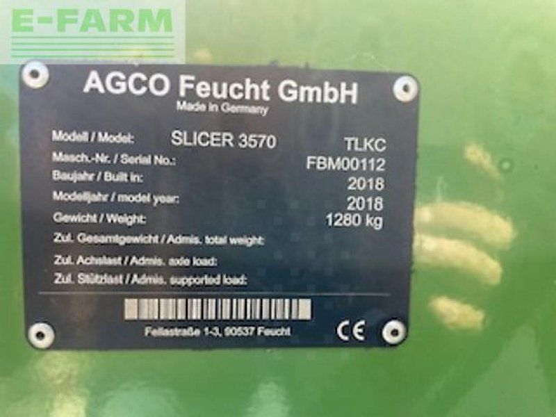 Fendt slicer 3570 tlkc