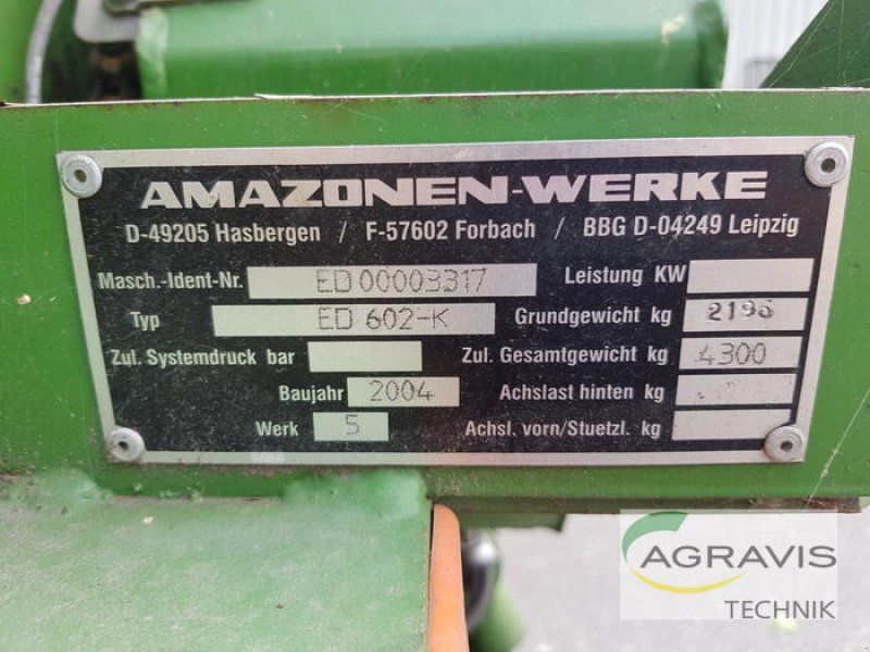 Amazone ED 602 K