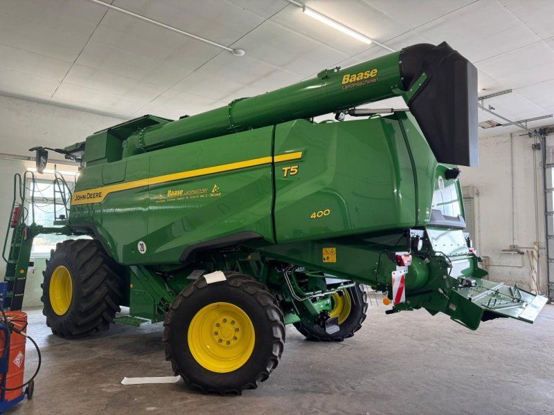 John Deere T5 400 + 6,70m Vario-Schneidwerk