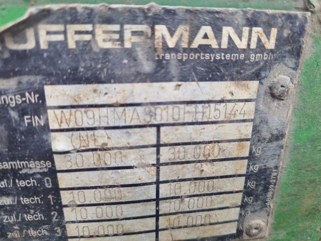 Huffermann 3as luchtgeveerd trommelremmen 4 stuks beschikbaar!!