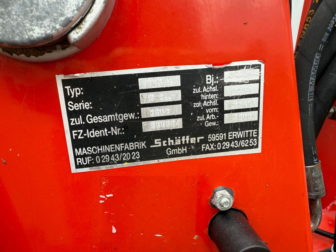 Schaffer 442 45pk 4cil Minishovel Kniklader