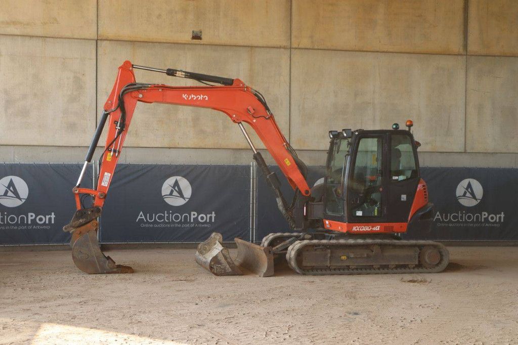 Crawler excavator Kubota KX080-4α Diesel 46.5kW 2019