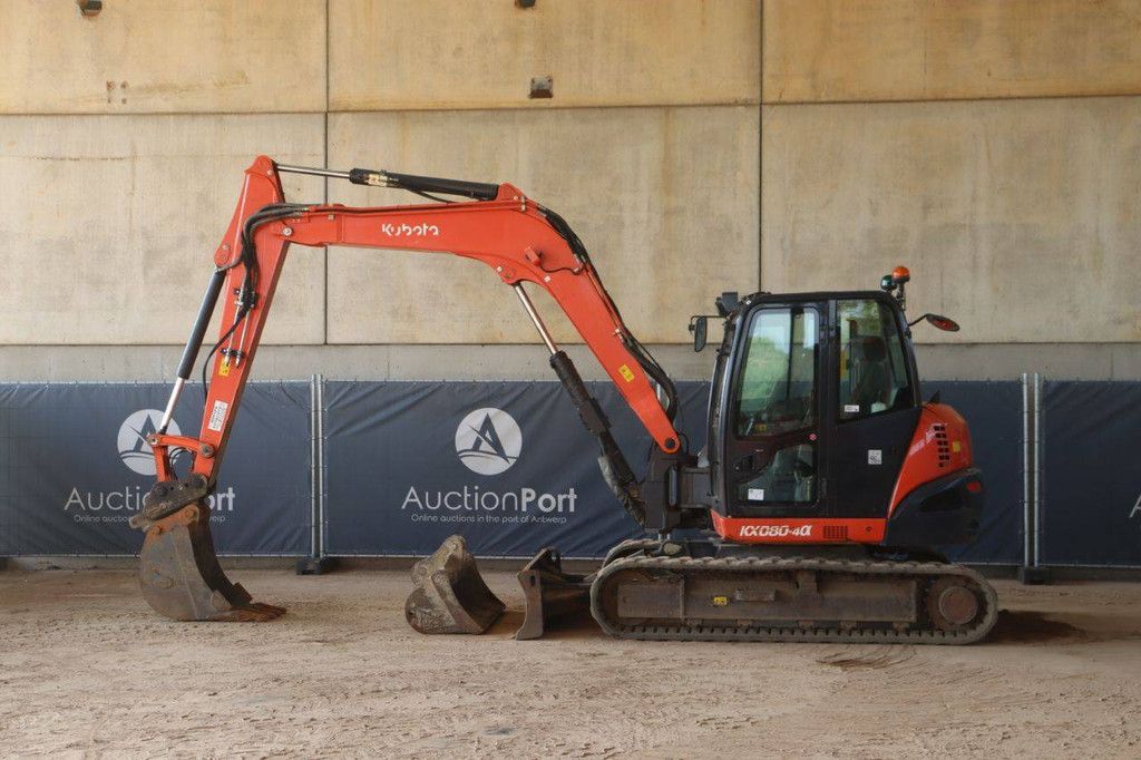 Crawler excavator Kubota KX080-4α Diesel 46.5kW 2019