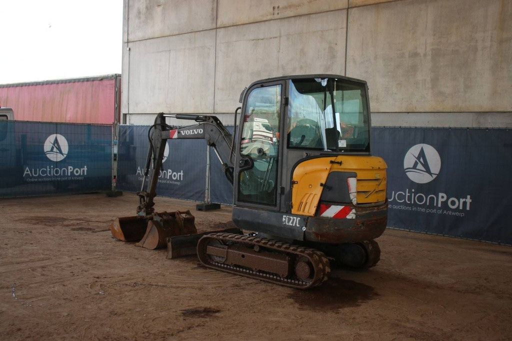 Rupsgraafmachine Volvo EC27C Diesel 2013