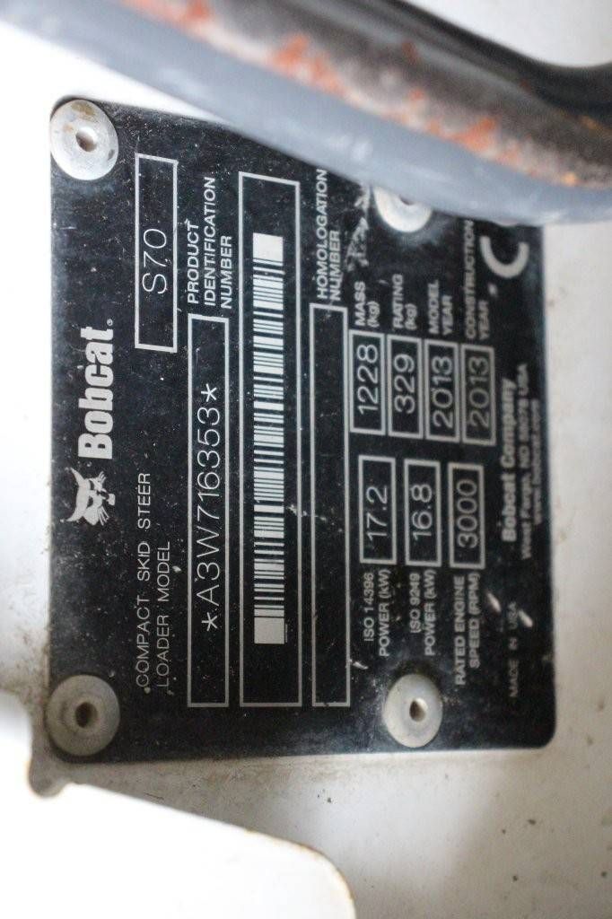 Skid steer loader Bobcat S70 Diesel 2013