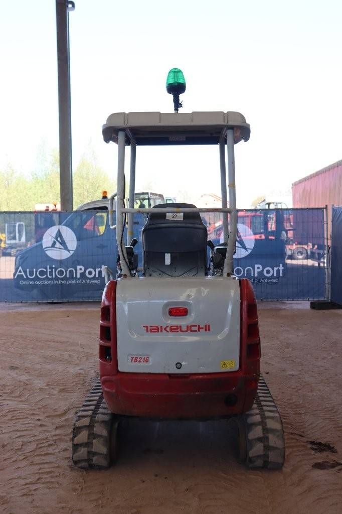 Minigraver Takeuchi TB216 Diesel 2014