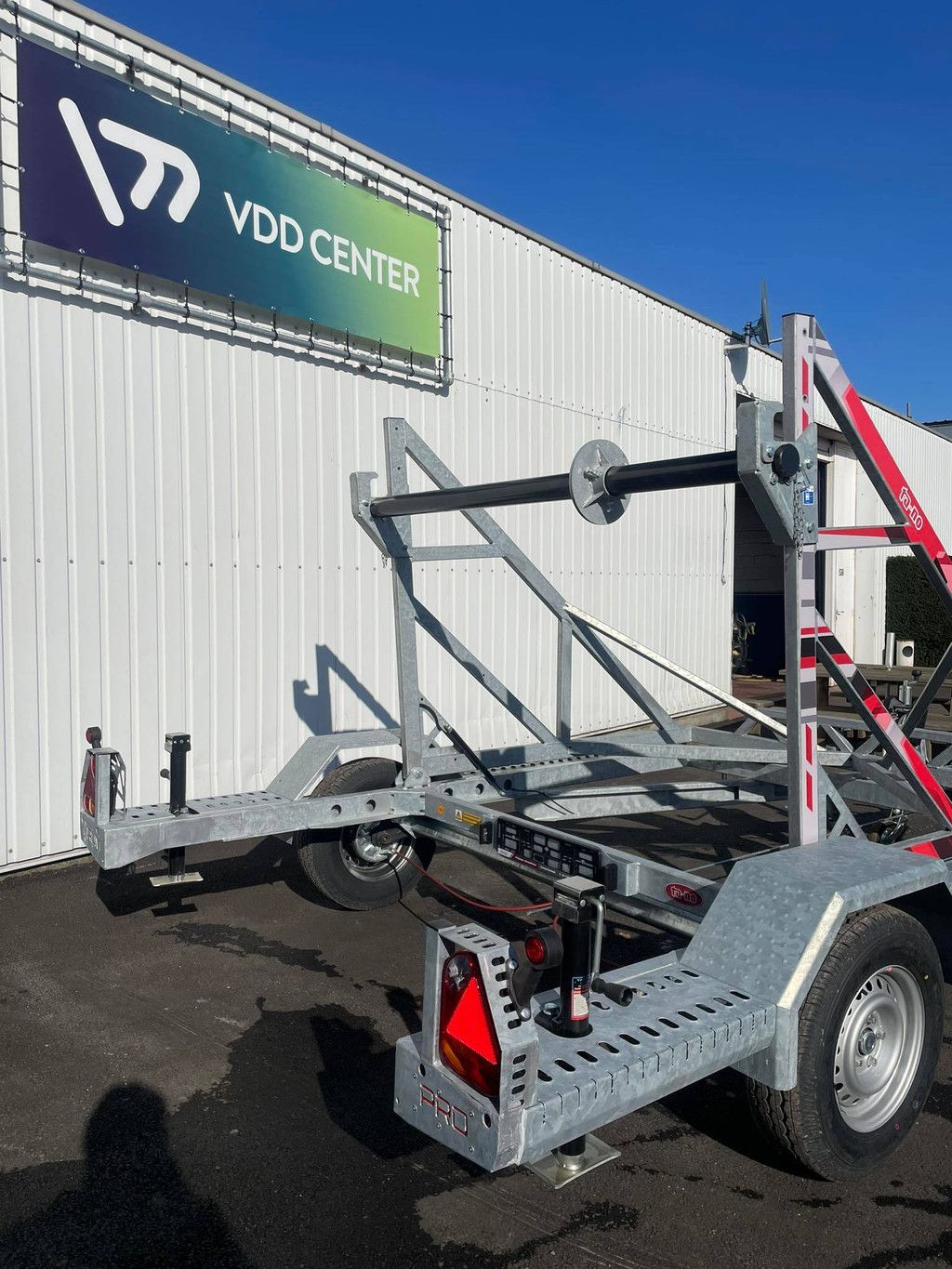 Cable reel trailer Ta-No Manual