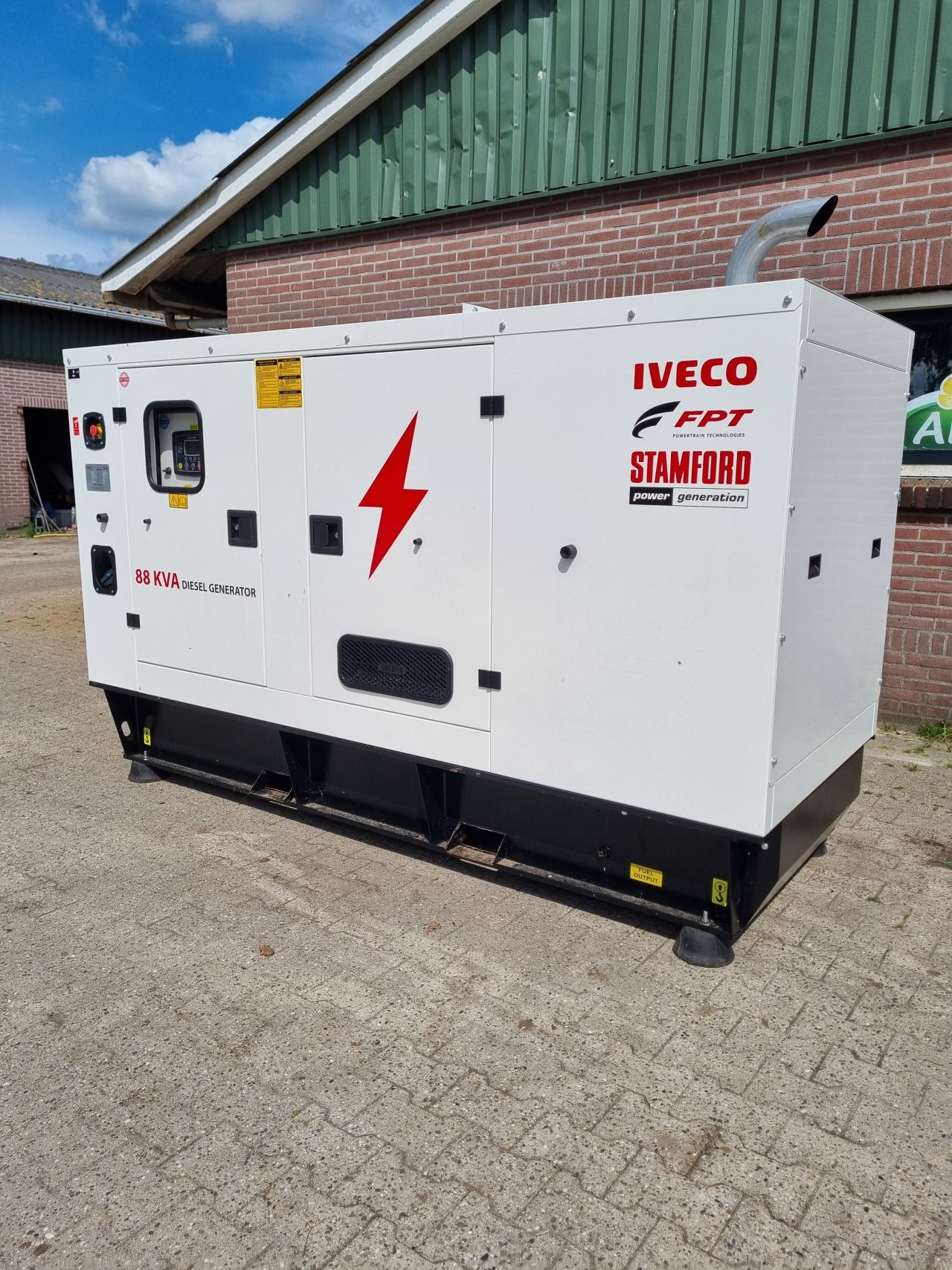 Iveco FPT Stamford 80 KVA aggregaat generator noodstroom