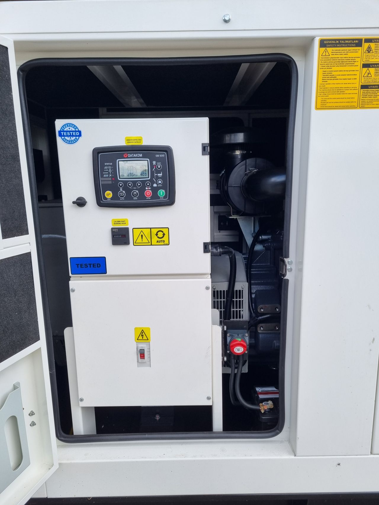 Iveco FPT Stamford 80 KVA aggregaat generator noodstroom