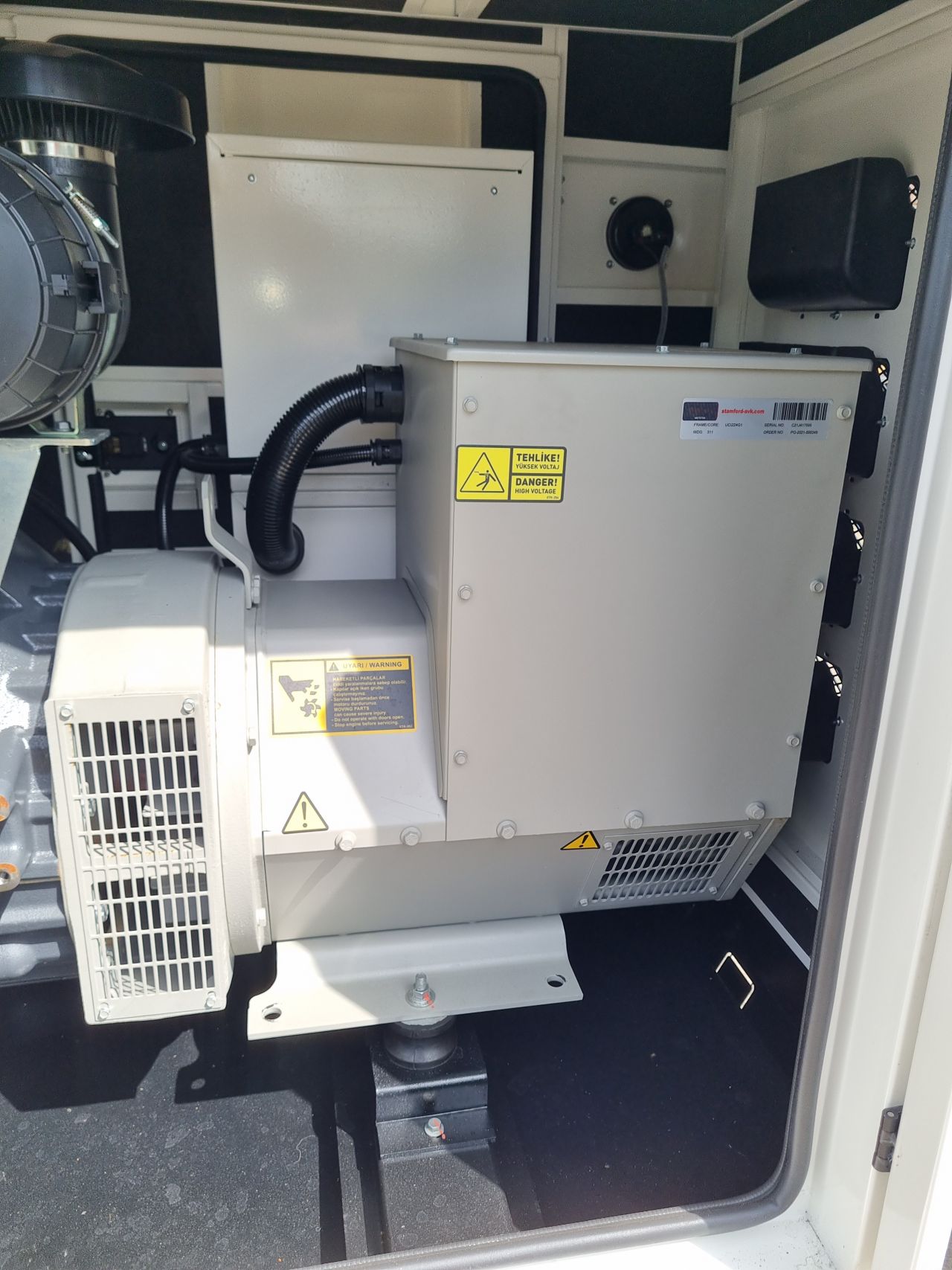 Iveco FPT Stamford 80 KVA aggregaat generator noodstroom