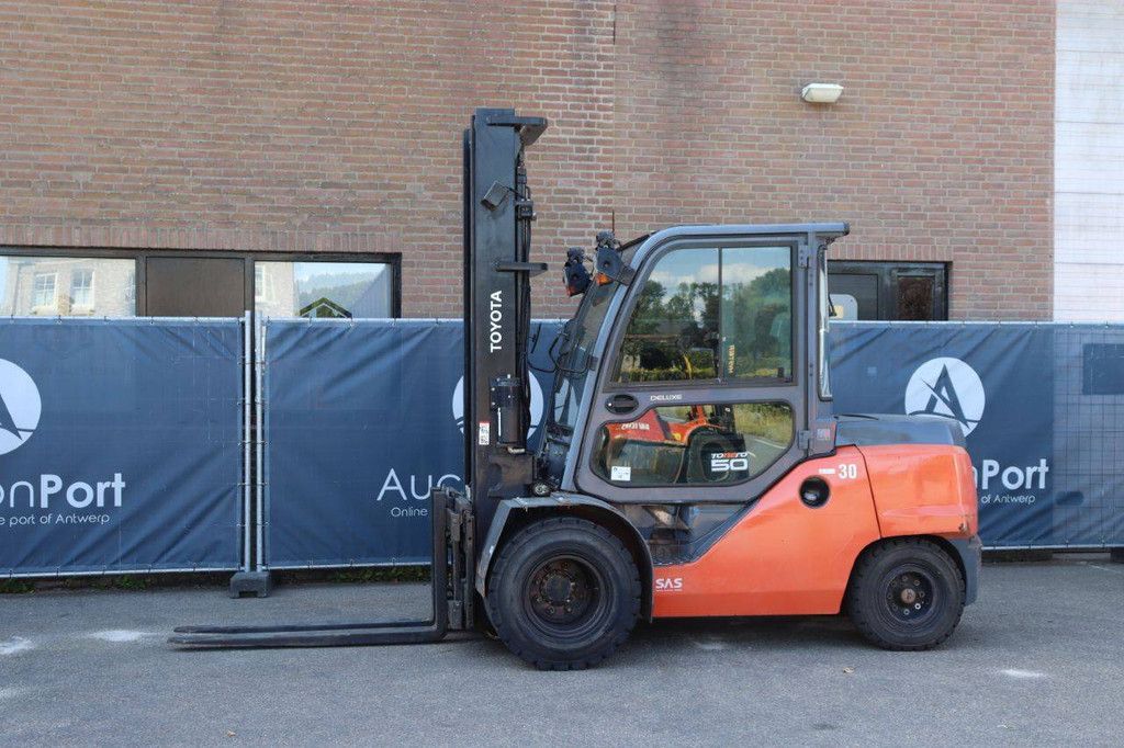 Heftruck Toyota 40-8FD50N Diesel 5000kg 4.0m 2015
