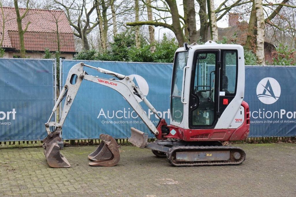 Mini excavator Takeuchi TB216 Diesel 2014
