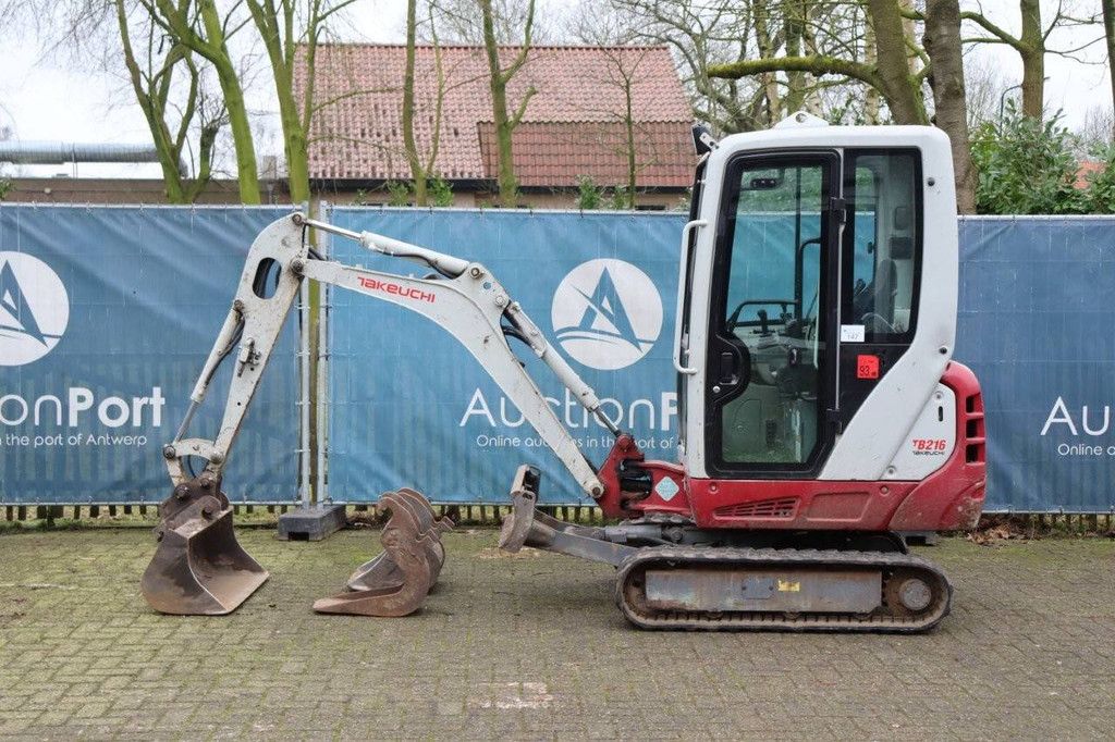 Mini excavator Takeuchi TB216 Diesel 2014