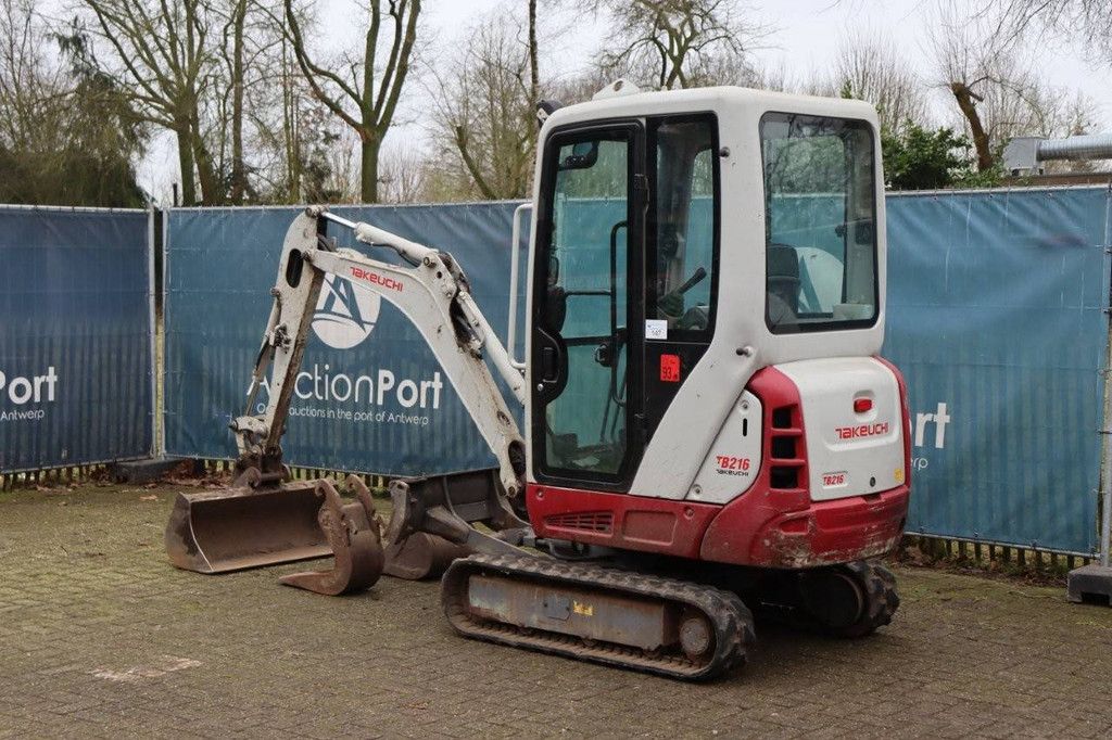 Mini excavator Takeuchi TB216 Diesel 2014