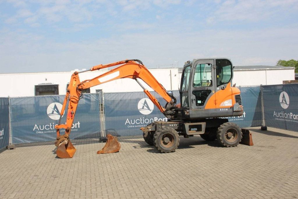 Doosan DX55W Diesel-Mobilbagger 2015