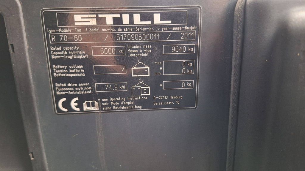 Gabelstapler Still R70-60 Diesel 6000kg 2011