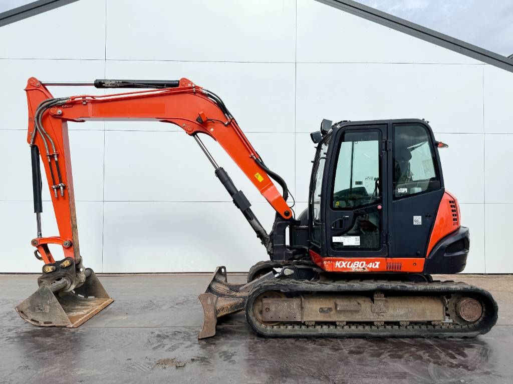 Kubota KX080-4A - Hammer Lines / Quick Coupler