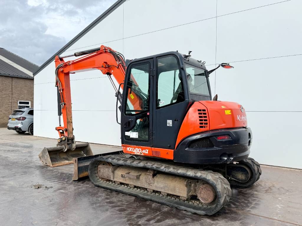 Kubota KX080-4A - Hammer Lines / Quick Coupler