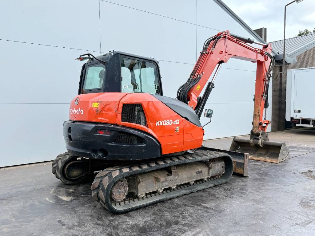 Kubota KX080-4A - Hammer Lines / Quick Coupler