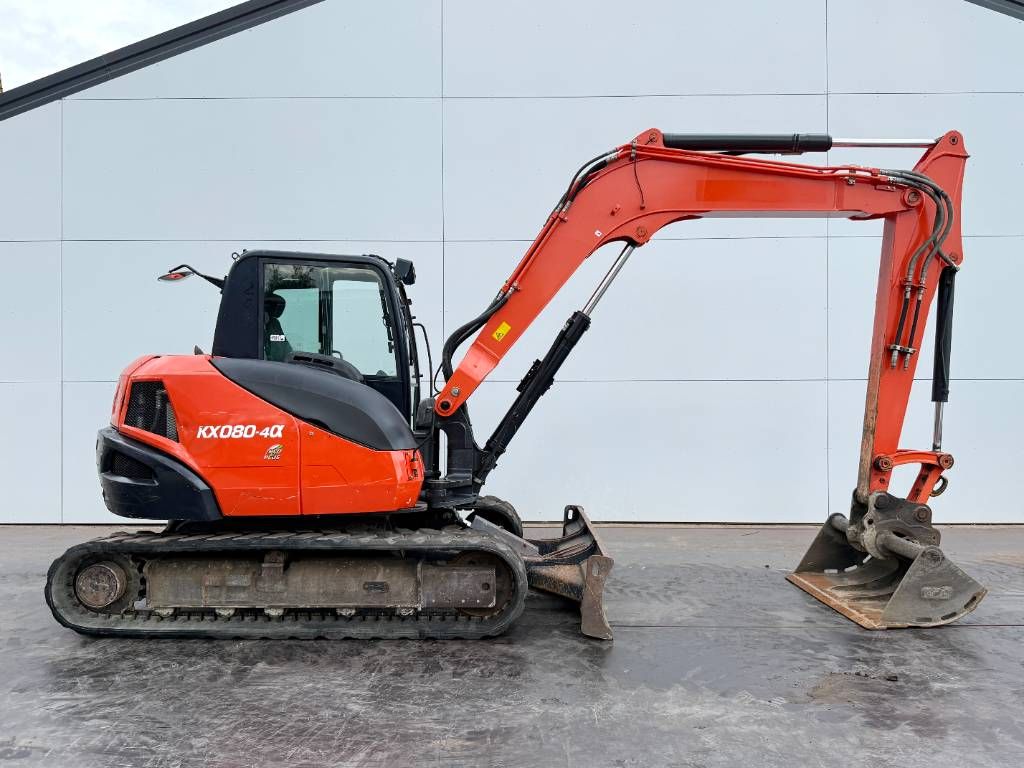 Kubota KX080-4A - Hammer Lines / Quick Coupler