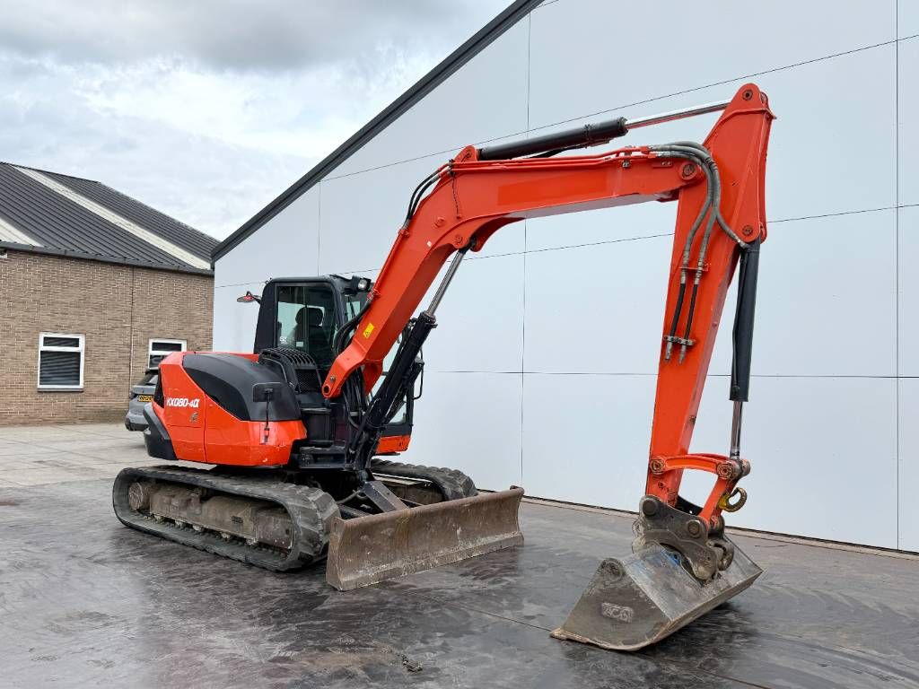 Kubota KX080-4A - Hammer Lines / Quick Coupler
