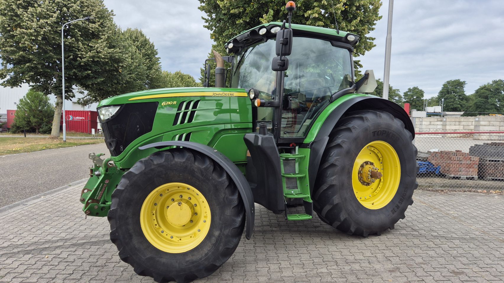JOHN DEERE 6210R DD, 40Kmh. Lucht, Fronthef PTO, TLS.