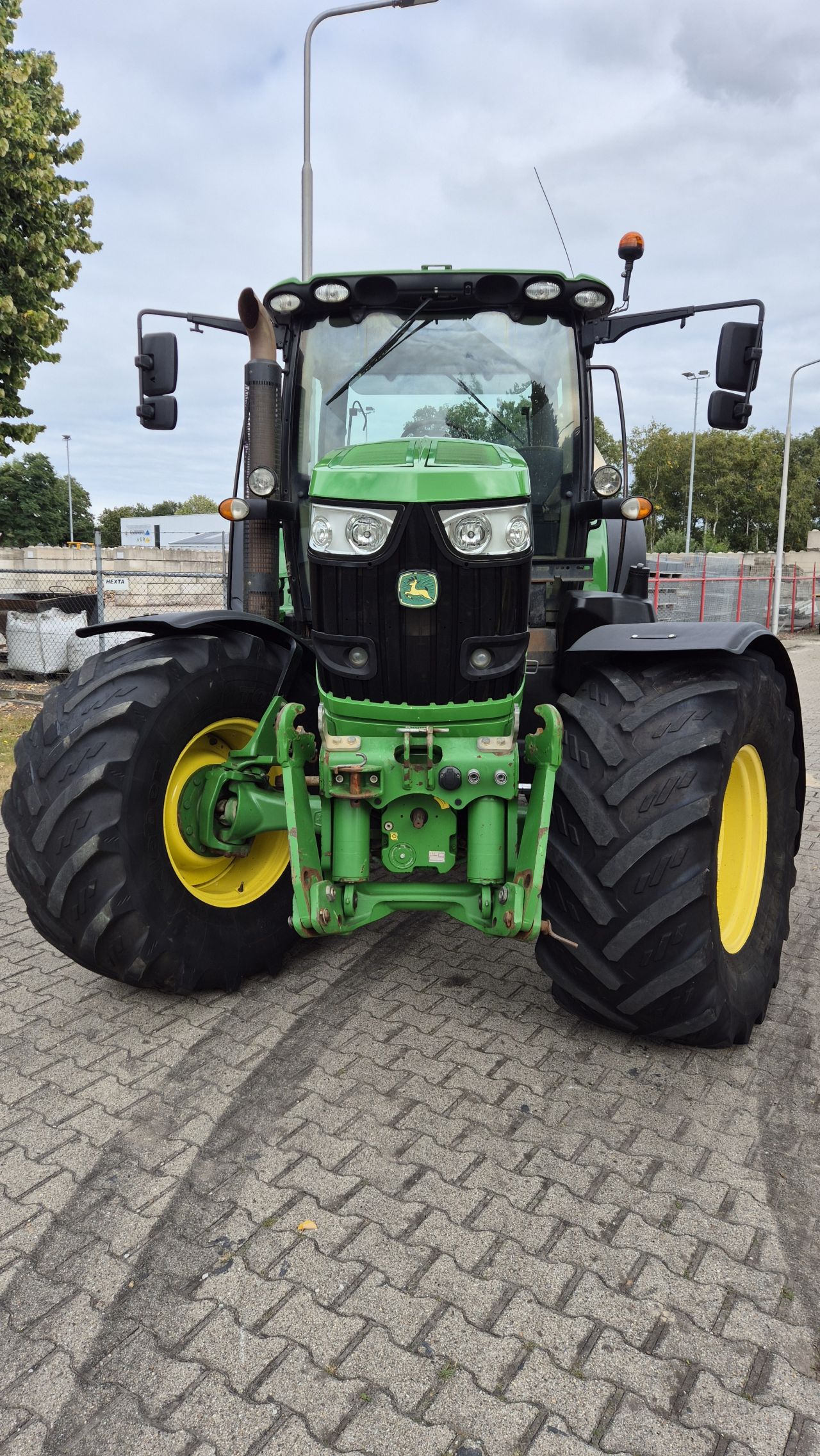 JOHN DEERE 6210R DD, 40Kmh. Lucht, Fronthef PTO, TLS.