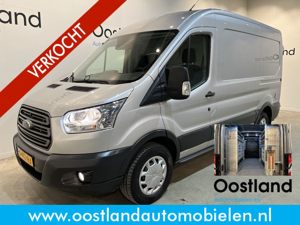 Ford Transit 350 2.0 TDCI L2H2 Trend 130 PK RWD Servicebus / Sortimo Inrichting / Euro 6 / Airco / Cruise Control / Camera / 3-Zits