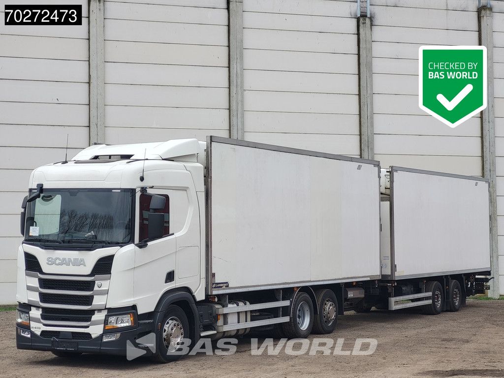 Scania R410 6X2 Refrigerated Combi Lamberet Carrier Retarder Euro 6