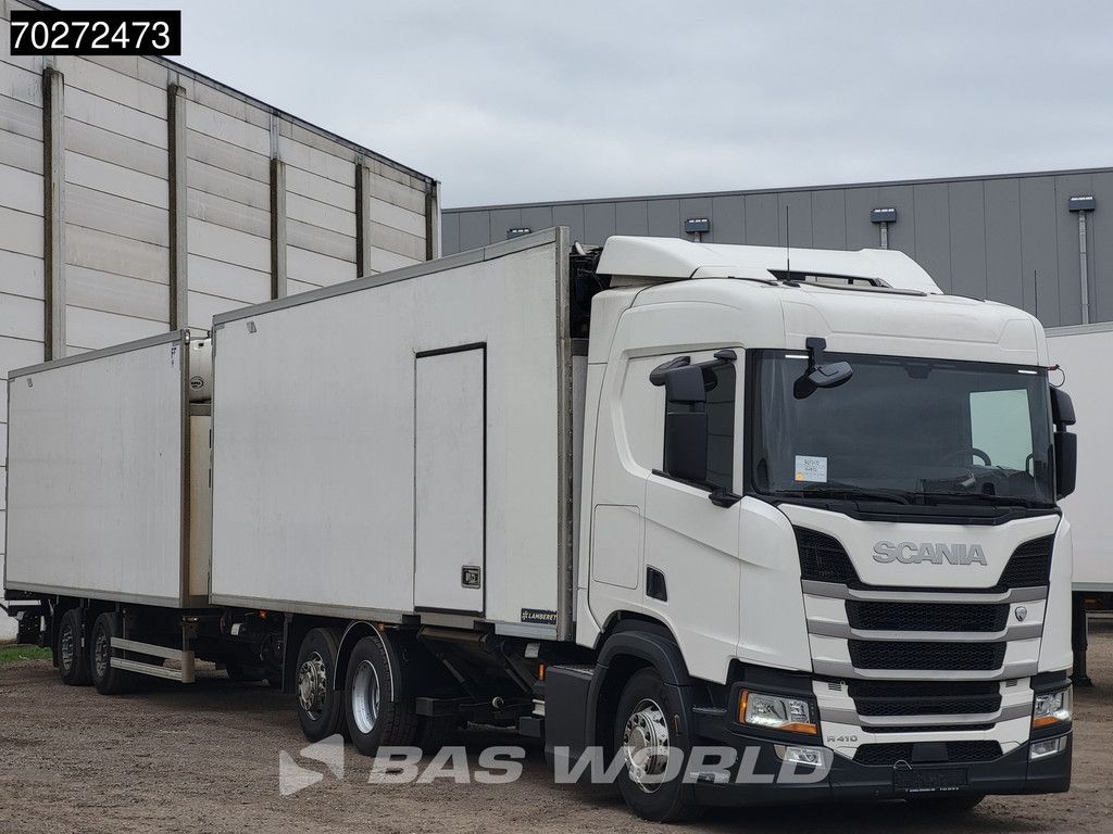 Scania R410 6X2 Refrigerated Combi Lamberet Carrier Retarder Euro 6
