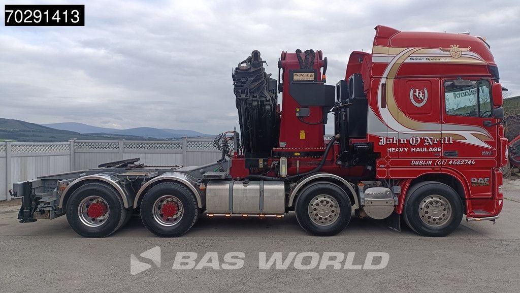 DAF XF XF105.510 8X4 Palfinger PK150.002 Kran Crane Winch Fifth Wheel Big-Axle Euro 5