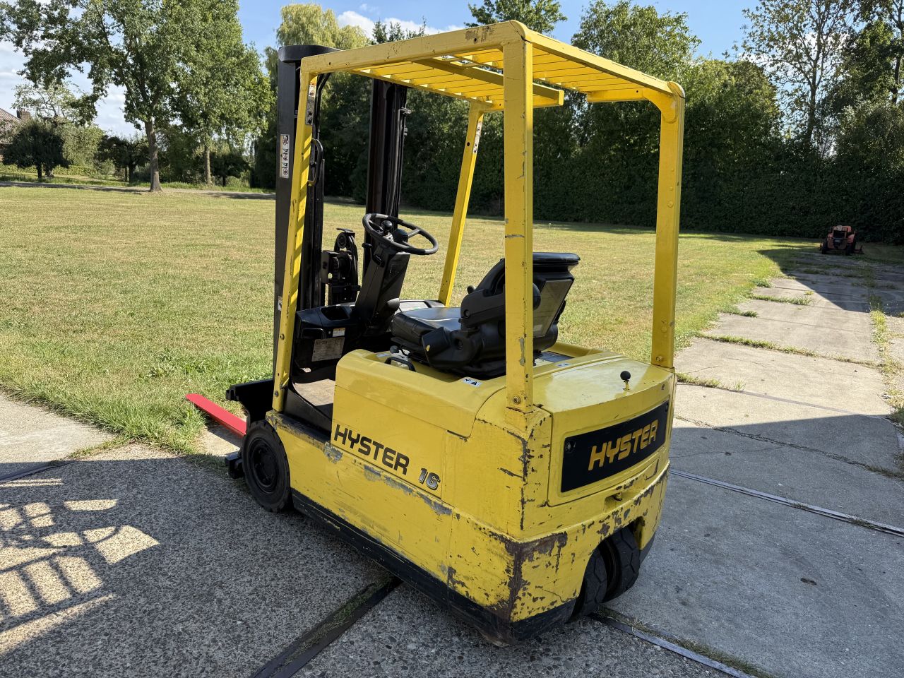Hyster 1600KG elektrische heftruck 3.3M Freelift Sideshift