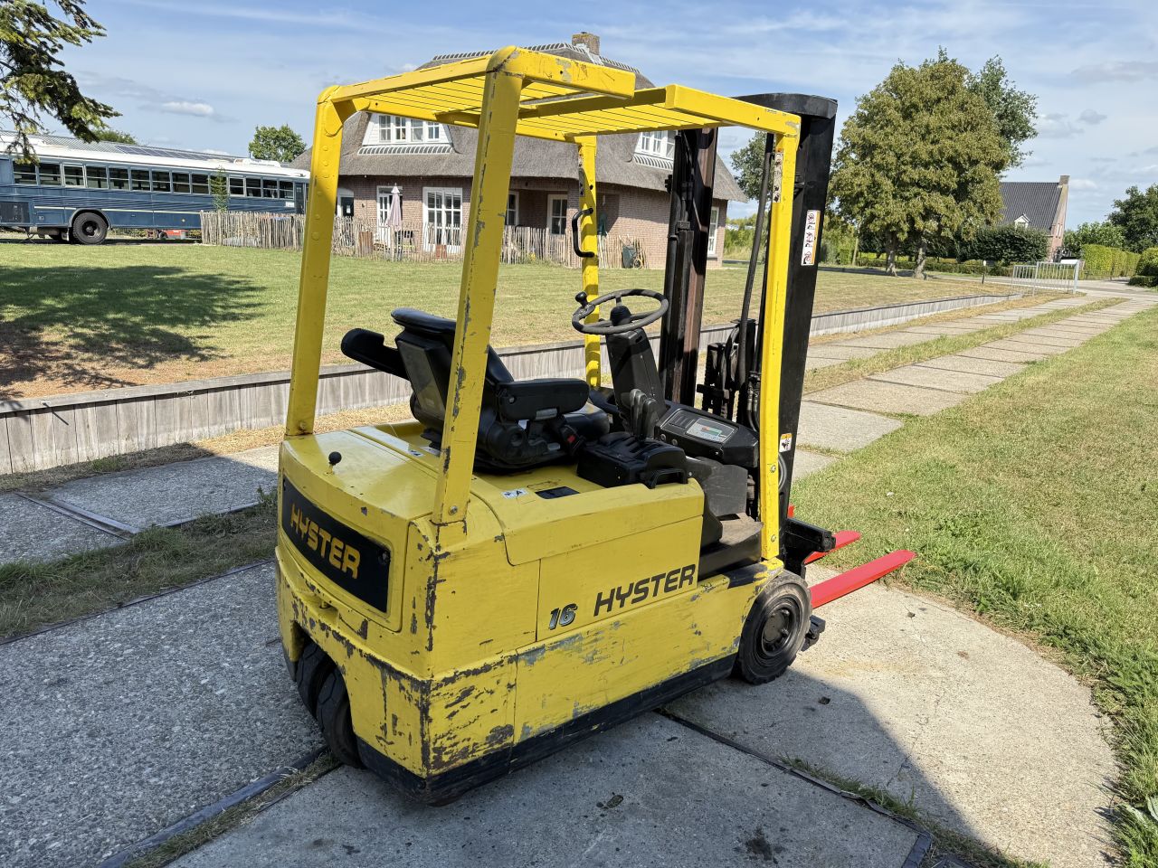 Hyster 1600KG elektrische heftruck 3.3M Freelift Sideshift