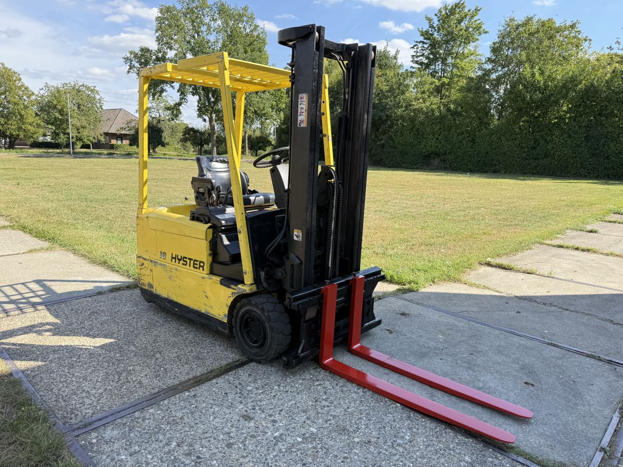 Hyster 1600KG elektrische heftruck 3.3M Freelift Sideshift